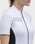 ALÉ Cycling short sleeve jersey - COLOR BLOCK LADY - white