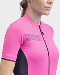 ALÉ Cycling short sleeve jersey - COLOR BLOCK LADY - pink