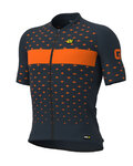 ALÉ Cycling short sleeve jersey - STARS - grey/orange