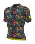 ALÉ Cycling short sleeve jersey - PR-R TATTOO - red/grey/yellow/orange/pink/blue/black