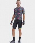 ALÉ Cycling short sleeve jersey - PR-R TATTOO - red/grey/yellow/orange/pink/blue/black