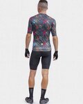 ALÉ Cycling short sleeve jersey - PR-R TATTOO - red/grey/yellow/orange/pink/blue/black