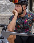 ALÉ Cycling short sleeve jersey - PR-R TATTOO - red/grey/yellow/orange/pink/blue/black