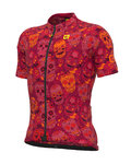 ALÉ Cycling short sleeve jersey - MEXICO - orange/bordeaux
