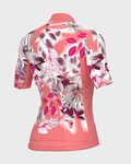 ALÉ Cycling short sleeve jersey - PR-S GARDEN LADY - pink/bordeaux/white