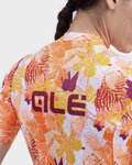 ALÉ Cycling short sleeve jersey - PR-R AMAZZONIA LADY - bordeaux/red/orange/white/yellow