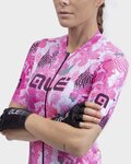 ALÉ Cycling short sleeve jersey - PR-R AMAZZONIA LADY - white/pink