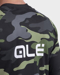 ALÉ Cycling short sleeve jersey - STAIN OFF ROAD MTB - green/grey/black