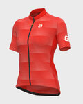 ALÉ Cycling short sleeve jersey - SOLID SHARP LADY - red