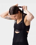 ALÉ Cycling bib shorts - VELOCITY PLUS LADY - black