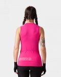 ALÉ Cycling sleeveless jersey - COLOR BLOCK LADY - pink