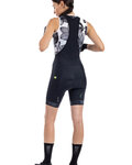 ALÉ Cycling bib shorts - TRAGUARDO LADY - black/white