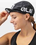ALÉ Cycling hat - COTTON - black/white