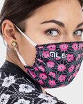 ALÉ face mask - GARDA - pink/black