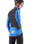 ALÉ Cycling summer long sleeve jersey - WARM AIR SUMMER - blue