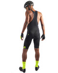 ALÉ Cycling bib shorts - CORSA - yellow/black