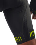 ALÉ Cycling bib shorts - STRADA - black/yellow