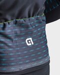 ALÉ Cycling thermal jacket - GREEN ROAD - white/black