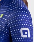 ALÉ Cycling winter long sleeve jersey - BULLET LADY WINTER - blue