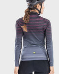 ALÉ Cycling winter long sleeve jersey - BULLET LADY WINTER - black