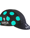 BIANCHI MILANO Cycling hat - NEON - black/light blue
