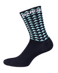 BIANCHI MILANO Cyclingclassic socks - BOLCA - black/light blue