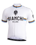BIANCHI MILANO Cycling short sleeve jersey - NEW PRIDE - black/white