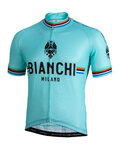BIANCHI MILANO Cycling short sleeve jersey - NEW PRIDE - black/green
