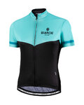 BIANCHI MILANO Cycling short sleeve jersey - GINOSA LADY - blue/black