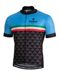 BIANCHI MILANO Cycling short sleeve jersey - CODIGORO - light blue