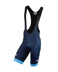BIANCHI MILANO Cycling shorts without bib - PALIZZI - black/light blue