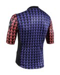 BIANCHI MILANO Cycling short sleeve jersey - MASSARI - blue/pink