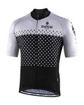 BIANCHI MILANO Cycling short sleeve jersey - QUIRRA - black/white