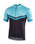 BIANCHI MILANO Cycling short sleeve jersey - OLLASTU - black/light blue