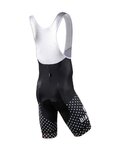 BIANCHI MILANO Cycling bib shorts - MASCARI - black/light blue
