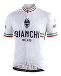 BIANCHI MILANO Cycling short sleeve jersey - ISALLE - white