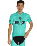BIANCHI MILANO Cycling short sleeve jersey - ISALLE - blue