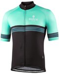 BIANCHI MILANO Cycling short sleeve jersey - PRIZZI - green/black