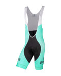 BIANCHI MILANO Cycling bib shorts - POMA - black/light green