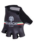 BIANCHI MILANO Cycling fingerless gloves - ANAPO - black