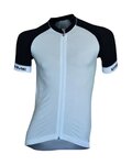 BIEMME Cycling short sleeve jersey - SEAMLESS  - white/black