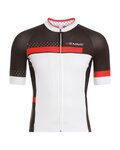 BIEMME Cycling short sleeve jersey - POLKA - black/white/red