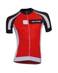 Cycling short sleeve jersey - MOODY - black/red/white