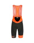 Cycling bib shorts - LEGEND - black/orange