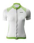 BIEMME Cycling short sleeve jersey - SHARP LADY - white/green