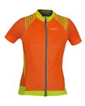 BIEMME Cycling short sleeve jersey - SHARP LADY - yellow/orange