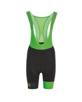 Cycling bib shorts - LEGEND LADY - black/green
