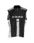 BIEMME Cycling gilet - ALPE D'HUEZ - black/white