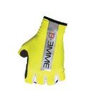 Cycling fingerless gloves - CRONO - yellow