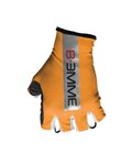 Cycling fingerless gloves - CRONO - orange
